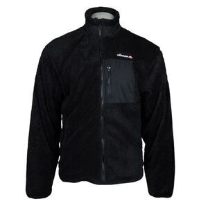 Ellesse Mens Cervacol Fleece Jacket / Black